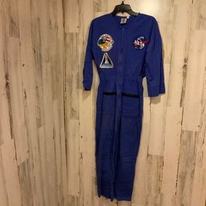 Kids Blue NASA Astronaut Costume